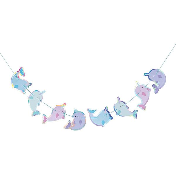 NARWHAL PARTY BANNER - Party Decor - 1 Piece