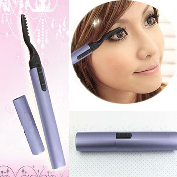 Electric Pen Style Heated Eyelash Curler Beauty Eyes Lashes Maker Lasting Makeup