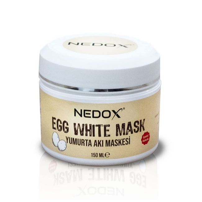 NEDOX Egg White Yüz Maskesi - Yumurta Pore Gözenek ve Leke Maskesi 150 ml