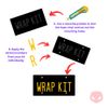 Mint Gloss California Plate Wrap DIY Kit