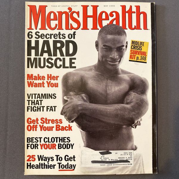 1998 MAY MEN'S HEALTH MAGAZINE Mike TYSON Cover BECKFORD LkNew Inside