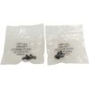 11570951 Black E-Coated Rear License Plate Screws 4-Pack 1/2" Thread Depth