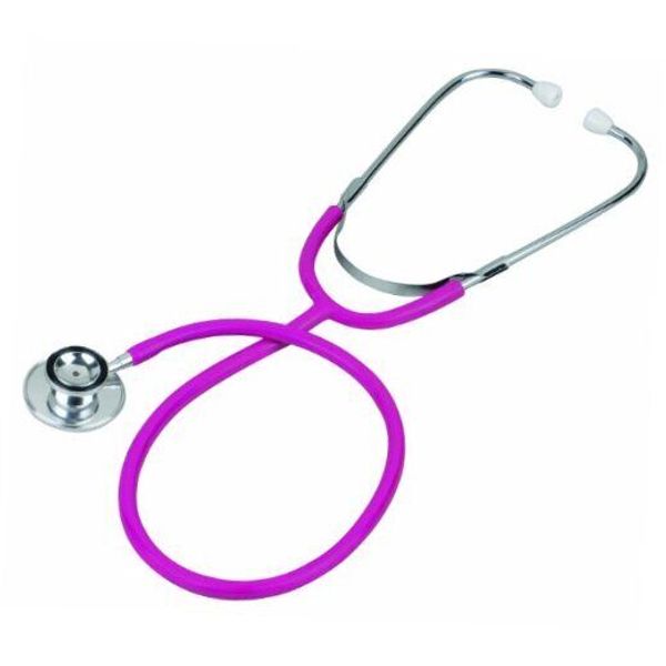 Veridian 05-12008 Prism Series Aluminum Dual Head Stethoscope, Magenta