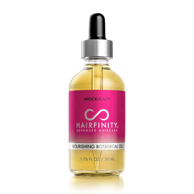 Hairfinity Botanical Hair Oil with Rosemary - Growth Treatment for Dry Damaged Hair and Scalp with Jojoba, Olive, Sweet Almond Oils - Silicone and Sulfate Free 1.76 oz