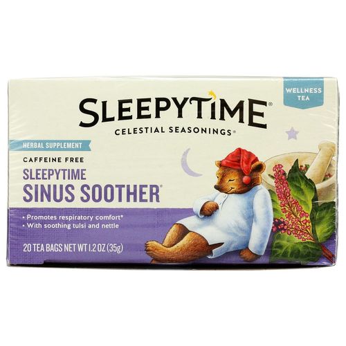 Celestial Seasonings Wellness Tea, Sinus Soother, 20-count (Pack of 3)