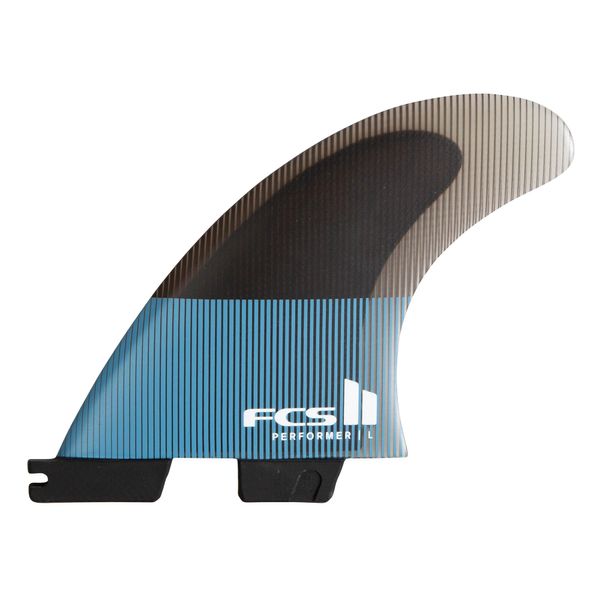 FCSII Performer PC Large Tranquil Blue Tri Fins