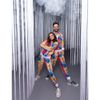 Boland Women's Trainingsanzug Damen Disco Babe Shell Suit (XL), Multicoloured