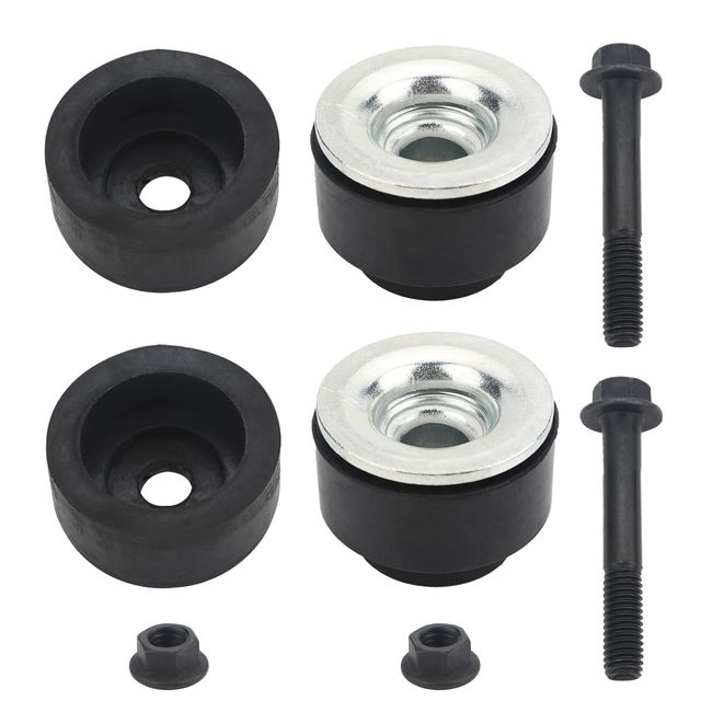 Radiator Rubber Mount Radiator Rubber Core Support Body Mount Bushings & Bolts Fit for GM 1967-1989