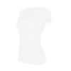 Bozzolo RT1010V Plain Basic V Neck Short Sleeve Cotton T-Shirts White L
