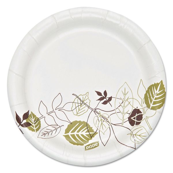 Dixie SXP6WSPK Pathways Soak Proof Shield Heavyweight Paper Plates 5 7/8-Inch dia 125/Pack