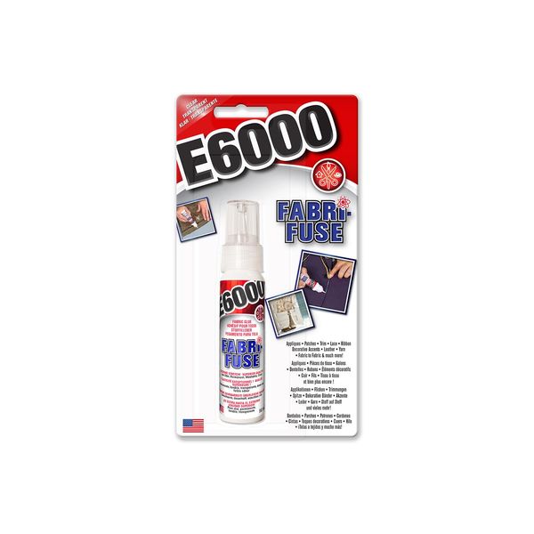 Eclectic E6000 Fabri Fuse Adhesive Glue Bonds Fabric