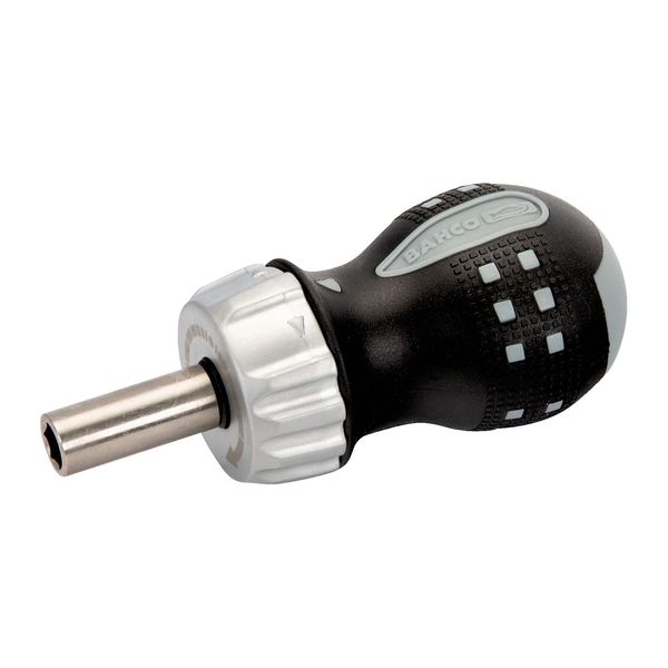 Bahco 808050S Stubby Ratcheting Screwdriver