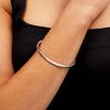 Treasure Bay Men's Women's Solid 925 Sterling Silver Torque Bangle Bracelet