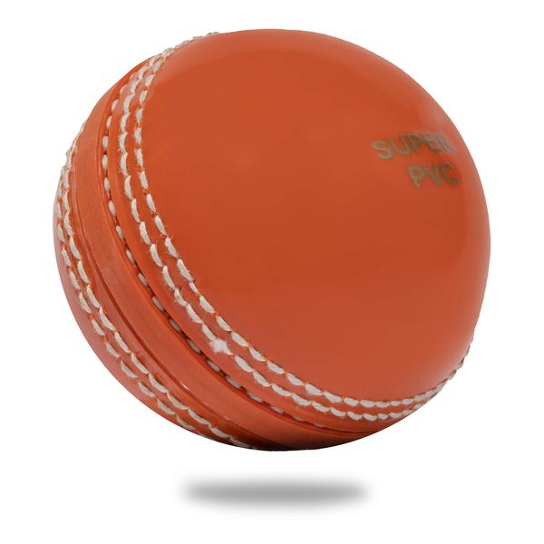 Cricnix Cricket Ball Super PVC Soft Orange 80g (3-Pack) for Backyard and Kids