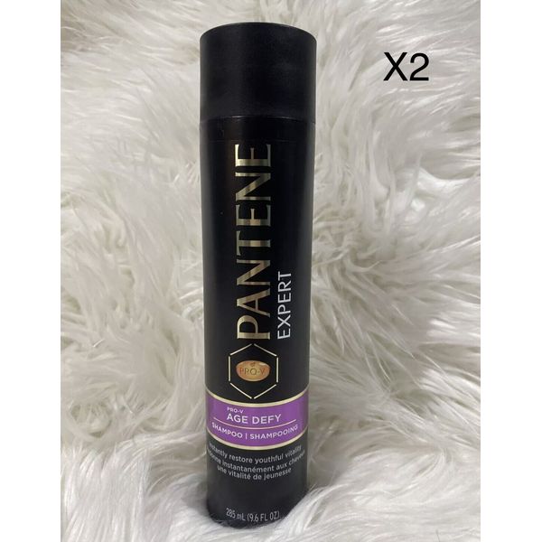 Two Pack New Pantene Expert PRO-V AGE DEFY Shampoo 9.6 oz  Discontinued Retired
