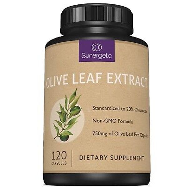 Premium Olive Leaf Extract Capsules - Standardized To 20% Oleuropein - 120 Caps