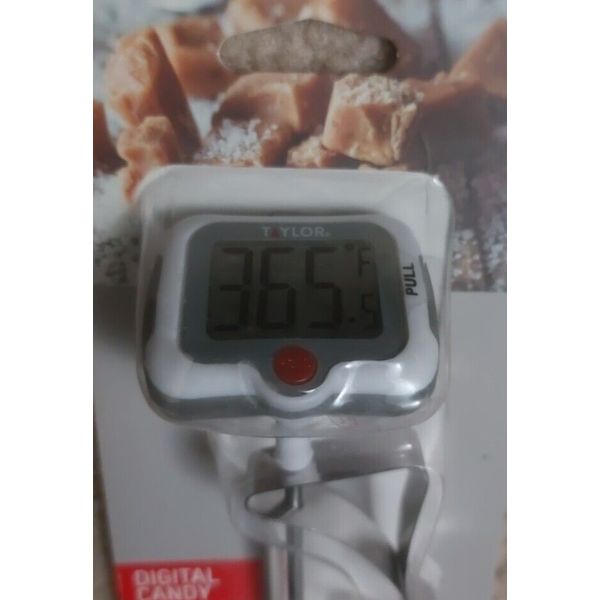 Taylor Candy and Deep Fry Digital Thermometer C and F with Adjustable Head Clip