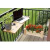 Hold It Mate Railing Shelf Kit (16) for Vertical Spindled Railings - Small Space Ledge Kit, Beverage Holder, Grill Side Table, Deck Work Table