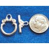 10Sets Silver-Plated Toggle Clasps Hooks Connectors Tibetan Findings C285