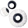 Spin Mop Replacement Head for 360° Spin Magic Mop, Microfiber Replacement Mop Head Refill for Standard Size Rotating Universal Spin Mop,Deep Cleaning Washable Reusable and Easy-to-Replace, Black