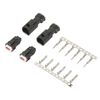 Amon 2-pole waterproof coupler, compatible cord: for 0.2 sq (2 sets) 2891