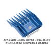 ANDIS 9pc GUIDE ATTACHMENT COMB&CeramicEd