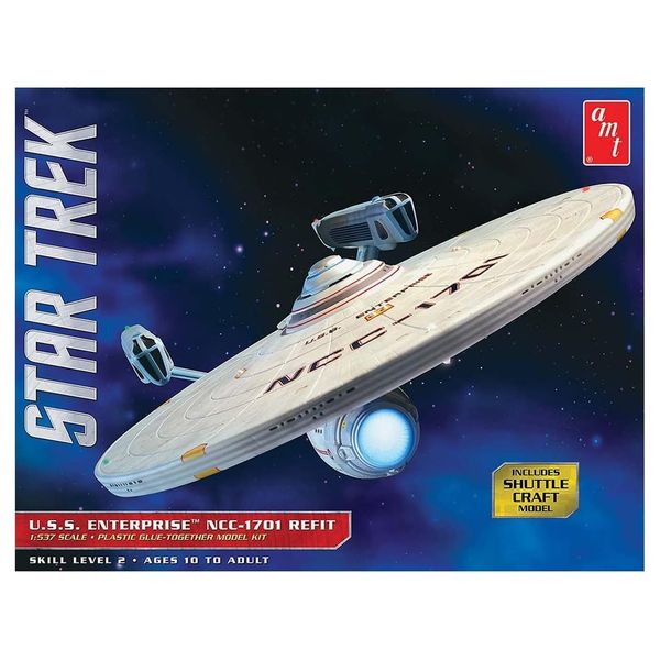 AMT Star Trek U.S.S. Enterprise Refit 1:537 Scale Model Kit