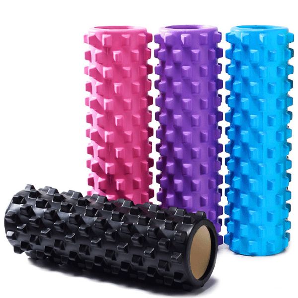 Turning EVA Yoga Pilates Foam Roller Massage Calf Yoga Goods Foam Blur, Black