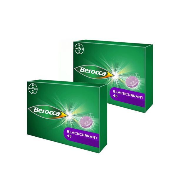 Berocca Blackcurrant 45s X 2 Packs