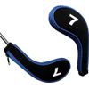 Andux Count Printed Golf Iron Covers with Zipper Long Neck 10pcs/set