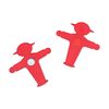 AMPELMANN Magnet - Häftling Steher rot