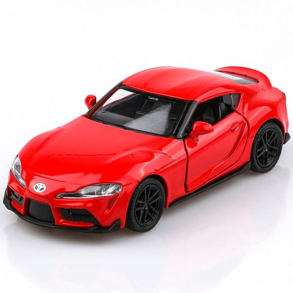 TOKAXI 1/36 Scale Toyota Supra Toy Car,Toyota Diecast Car Model,Pull Back Toy Cars,Cars Gifts for Boys Girls（Red）