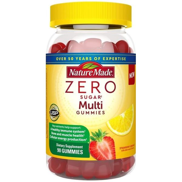 Nature Made Multi Gummies Zero Sugar Strawberry Lemonade 90 EA