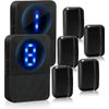 ChunHee Wireless 2 Door Chimes + 5 Door Sensors