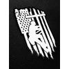 Lineman Linesman Electrical Power Line Pole American Flag Tech Sticker Decal (10")