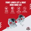 Front Lower Left and Right Door Hinge 1 Pair Replacement by AA Ignition -Comp...
