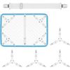 Bed Sheet Straps 4+1 Pcs Scrunchie Fitted Holders Elastic Fasteners Metal Clips