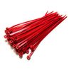 TR Ties Extra Large Plastic Cable Ties - Black/White, Red
