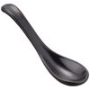 Rounded Ceramic Spoon (Black)