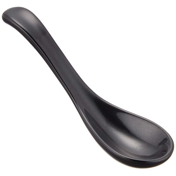 Rounded Ceramic Spoon (Black)