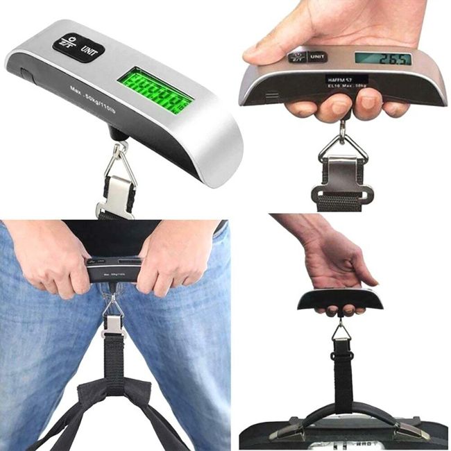 1PC Electronic Scale For Hand Luggage 50kg/10g, Portable Scale, Digital  Hook Scale, Kitchen Electronic Scale ,Portable Luggage Scale Digital  Precise Mini Hanging Scale Electronic Weight Scale For Travel Household  Outdoor Weighing(not Including