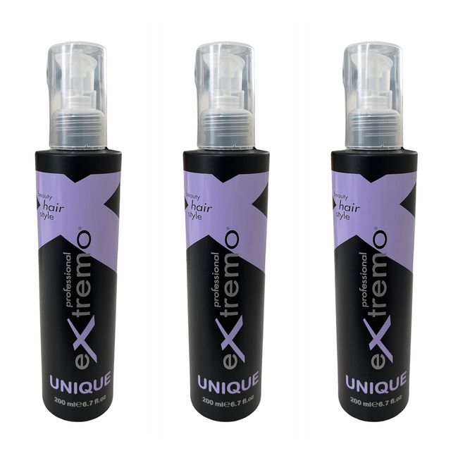 3 x 200 ml extremo 10 in 1 Haarkur Spray & Sprühkur mit sofortigem Wirkung & Leave in Pflegespray- Made in Italien