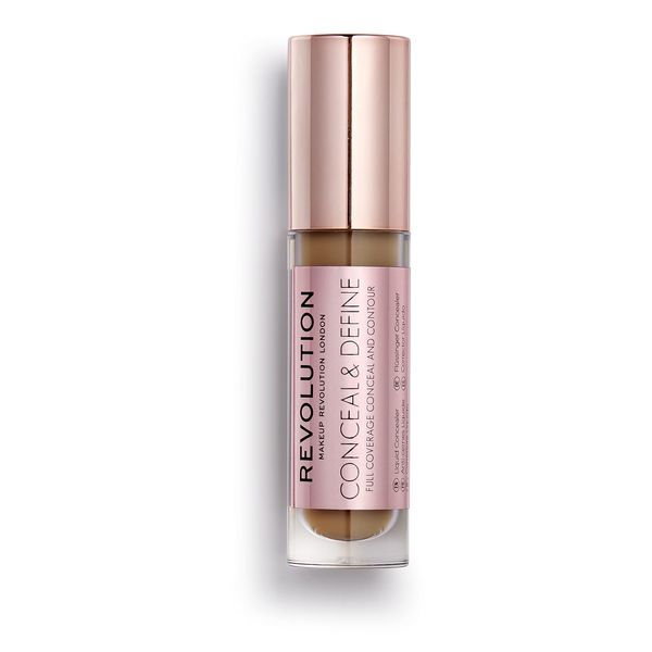 Revolution Conceal & Define Concealer, Lightweight, Long-Lasting, Full Coverage Face Makeup, C13.5, 4g