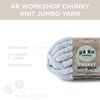 Lion Brand Yarn AR Workshop Chunky Knit Yarn, Linen