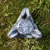 Pewter Mini Triskelion Celtic Knot Chime Candle Holder