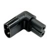 Auline 90 Degree Angle C7 Figure 8 Adaptor Convert Existing Mains Power Cable C8