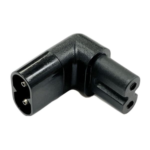 Auline 90 Degree Angle C7 Figure 8 Adaptor Convert Existing Mains Power Cable C8