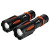 Performance Tool W2671 2Pk Fpx Flashlights W/ Pouch, Adjustable Duofocus Beam...