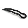 Simple Plain Hair Pins - 10 Pieces (8cm, Black)