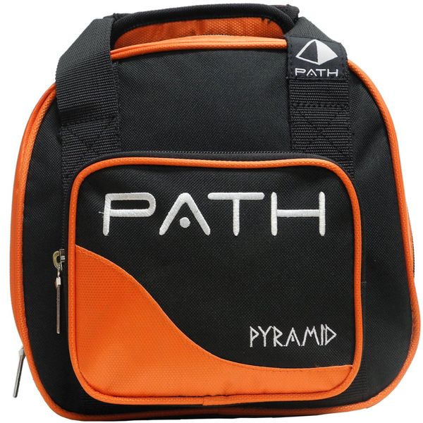 Pyramid Path Plus One Spare Tote Bowling Bag (Black/Orange)